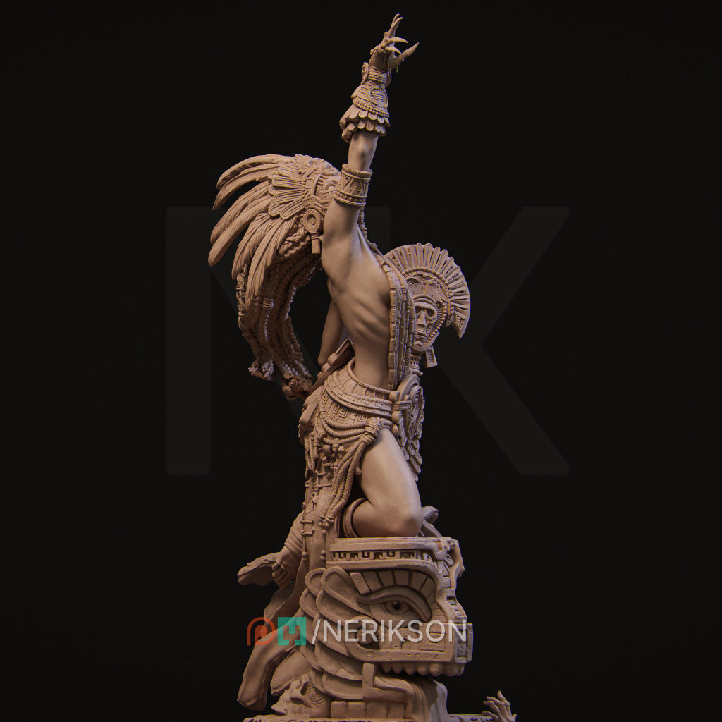Necalin the Priestess of Death | 32mm–140mm | 3D Printed Figure | Art Piece | Nerikson | Nerdy Creations