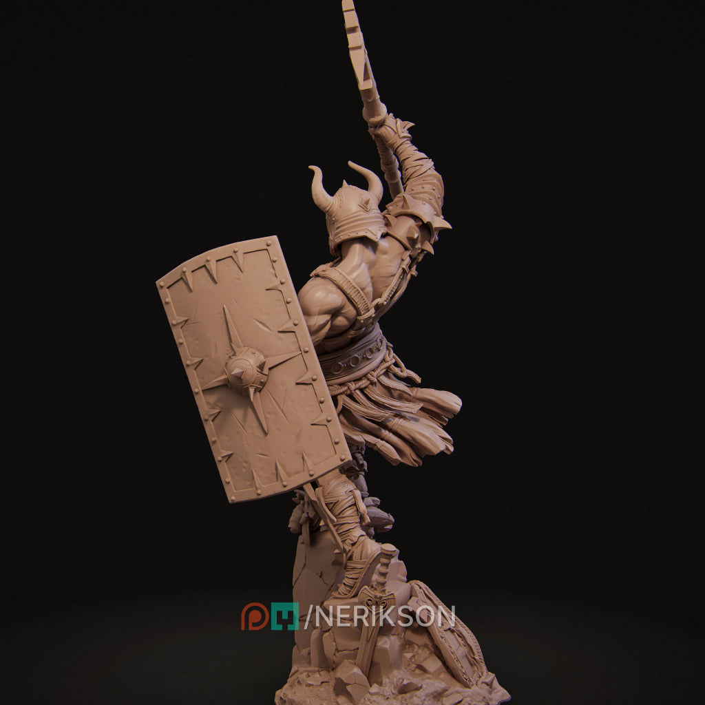 Gladiator Brute | 32mm–140mm | 3D Printed Figure | Art Piece | Nerikson | Nerdy Creations
