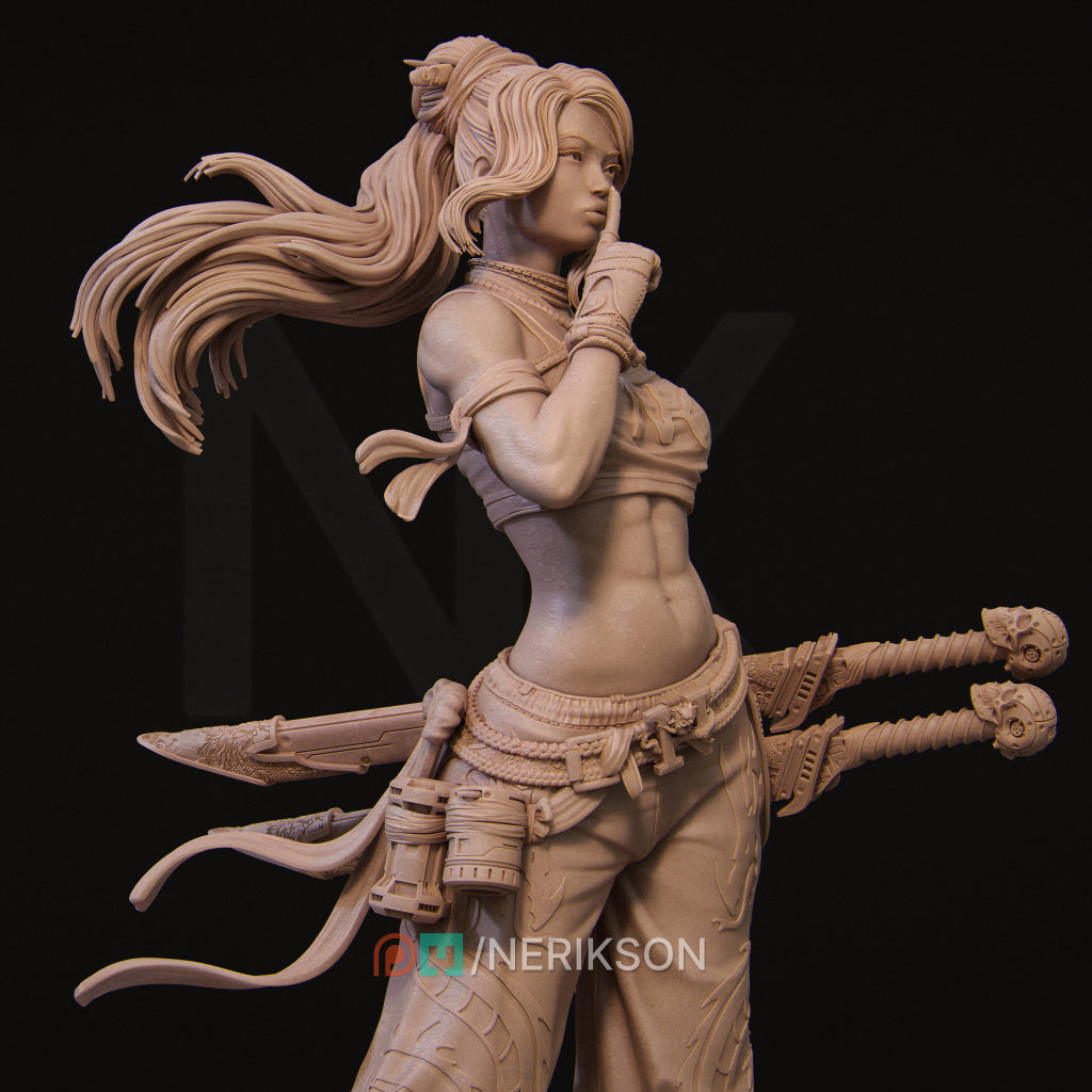 Neo-Nixxi | 32mm–140mm | 3D Printed Robot Figure | Art Piece | Nerikson | Nerdy Creations