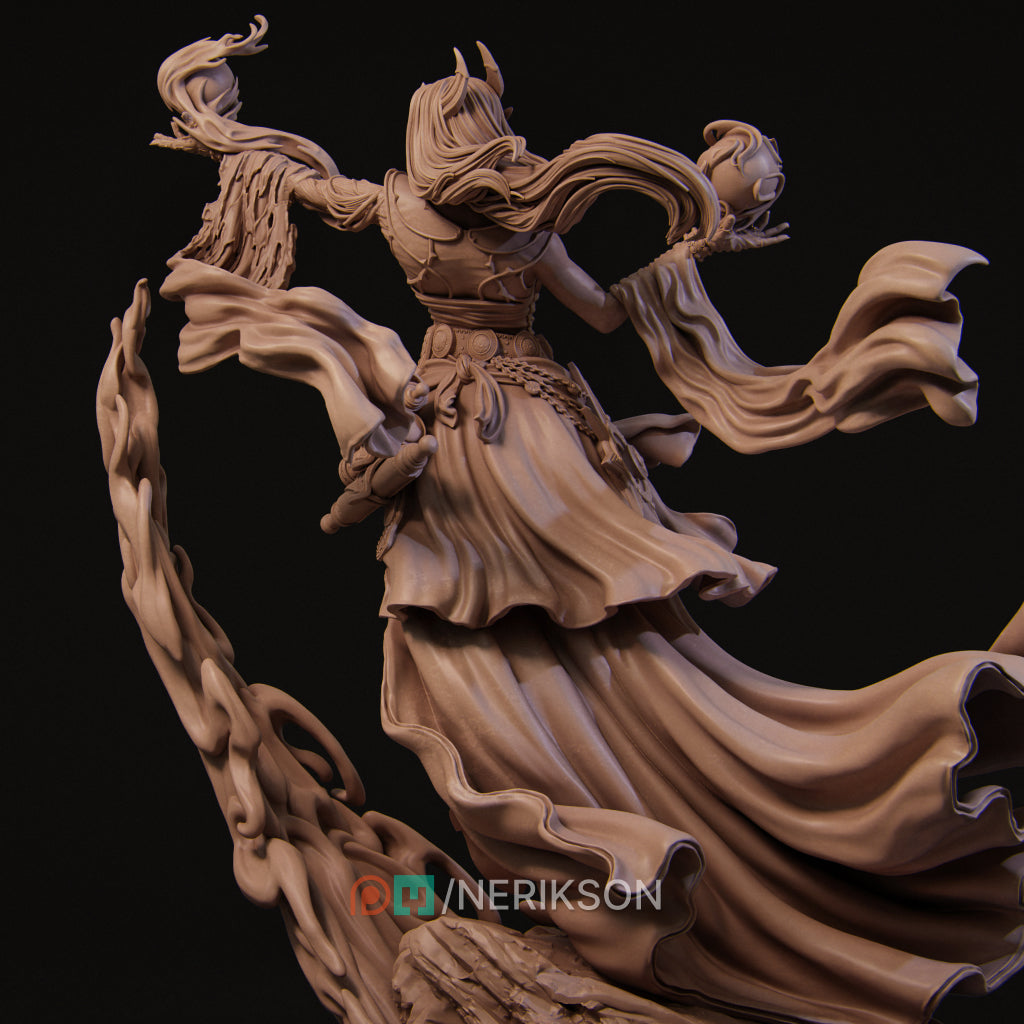 Price of Magic | 32mm–140mm | 3D Printed Figure | Art Piece | Nerikson | Nerdy Creations