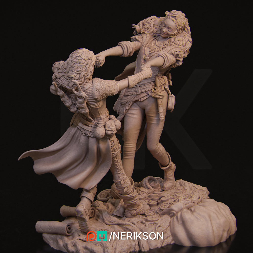 Ode to Joy | 75mm & 140mm | 3D Printed Diorama Set | Art Piece | Nerikson | Nerdy Creations