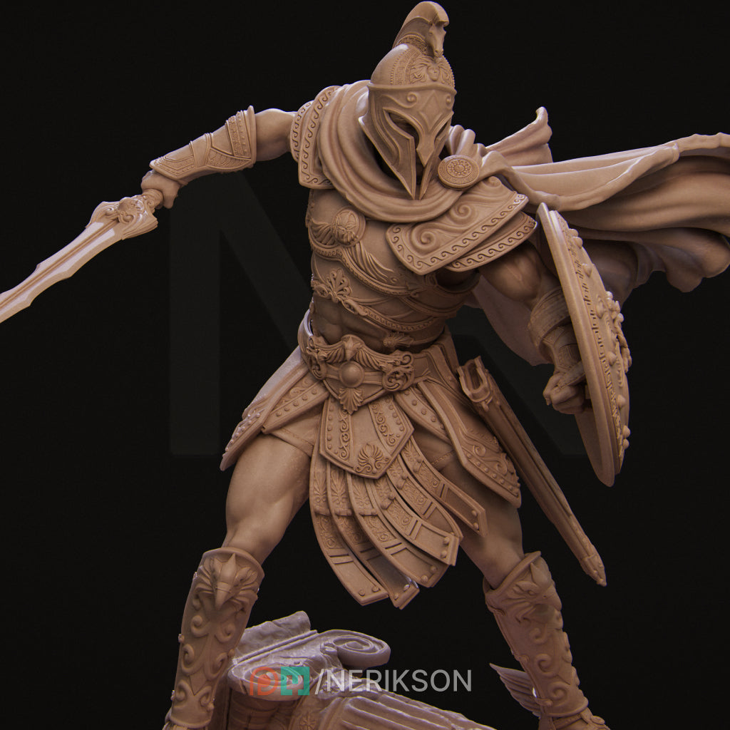 Perseus (With Helmet) | 140mm | 3D Printed Bust | Art Piece | Nerikson | Nerdy Creations