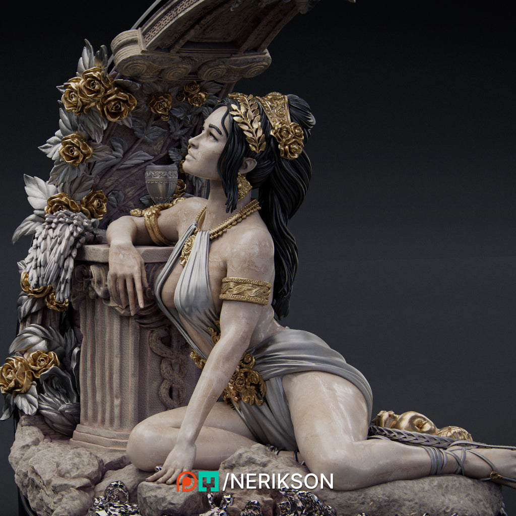 Four Seasons: Summer | 32mm & 140mm | 3D Printed Figure | Art Piece | Nerikson | Nerdy Creations