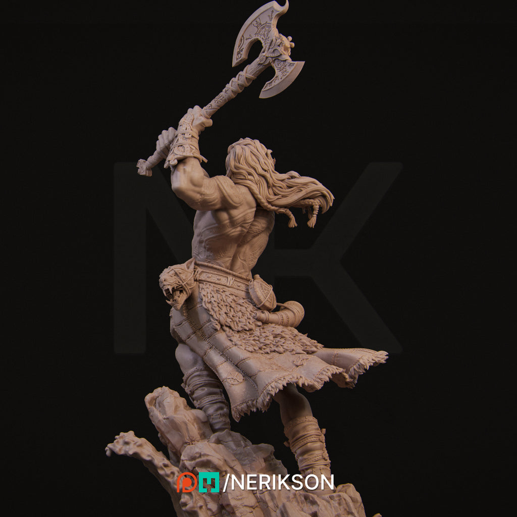 Ivar | 140mm | 3D Printed Bust | Art Piece | Nerikson | Nerdy Creations