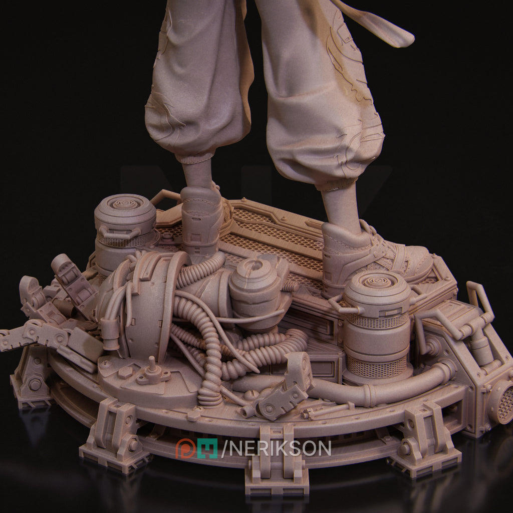 Neo-Nixxi | 32mm–140mm | 3D Printed Figure | Art Piece | Nerikson | Nerdy Creations