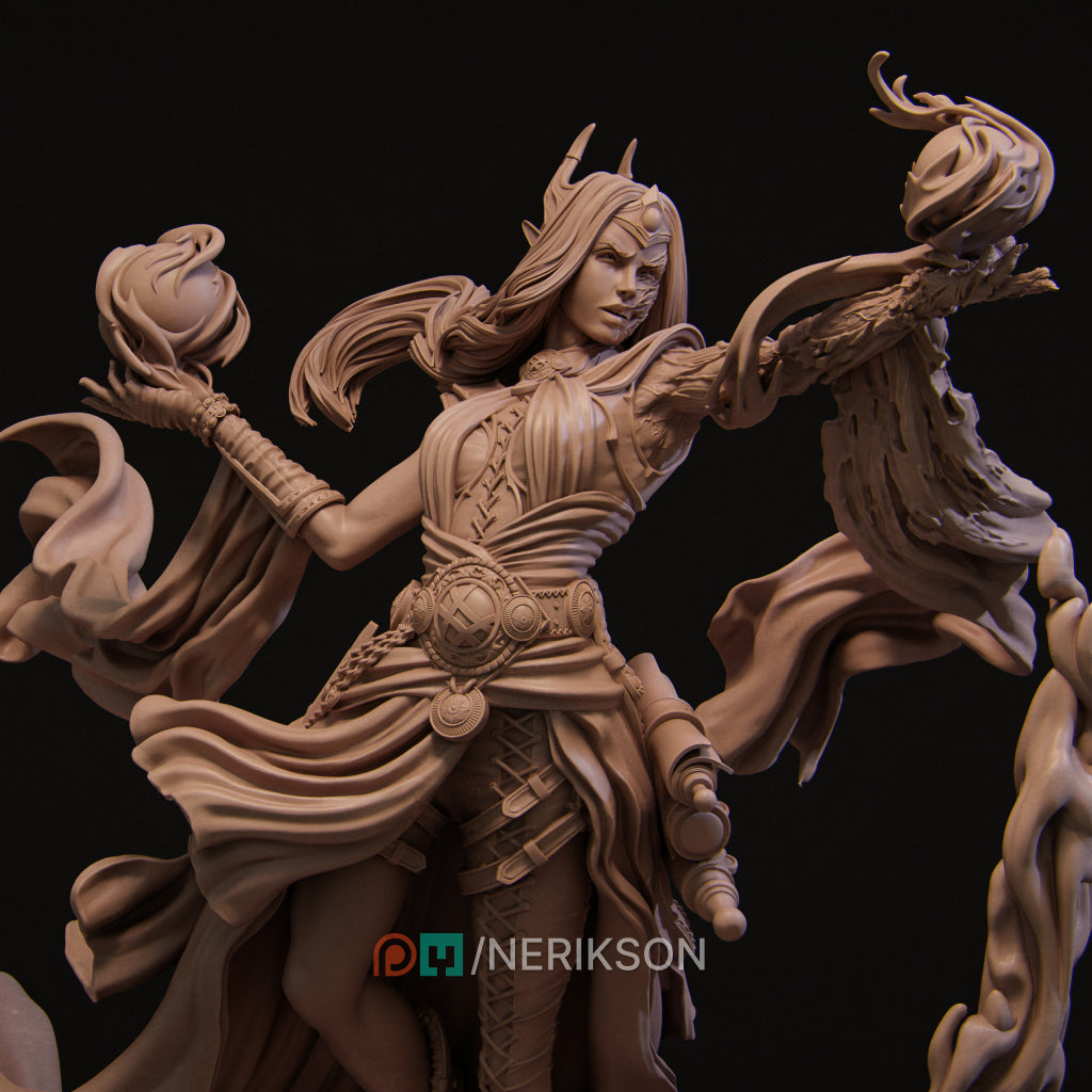 Price of Magic | 32mm–140mm | 3D Printed Figure | Art Piece | Nerikson | Nerdy Creations