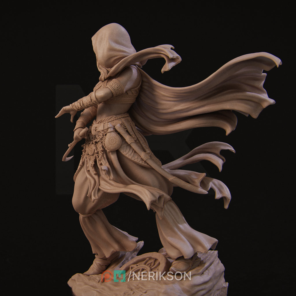 Warrior of the Sands | 32mm–140mm | 3D Printed Figure | Art Piece | Nerikson | Nerdy Creations