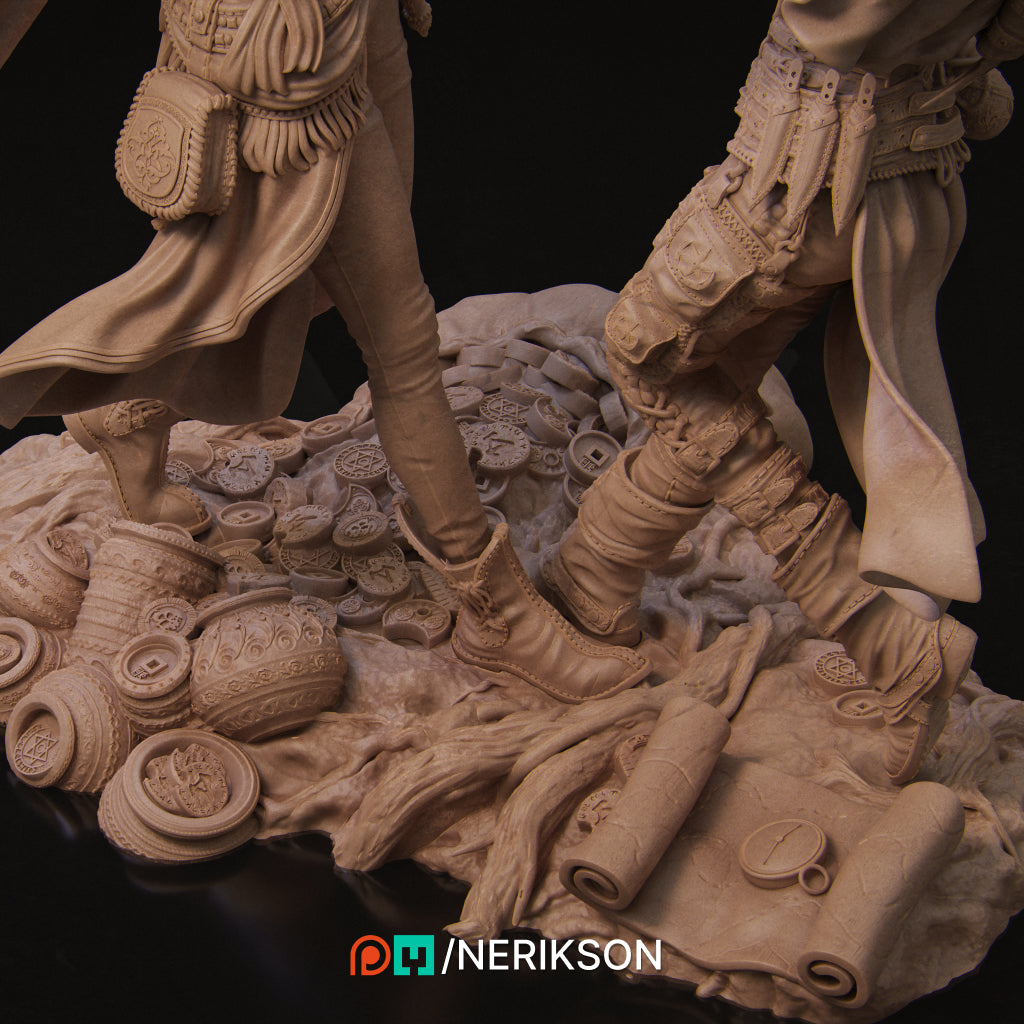 Ode to Joy | 75mm & 140mm | 3D Printed Diorama Set | Art Piece | Nerikson | Nerdy Creations