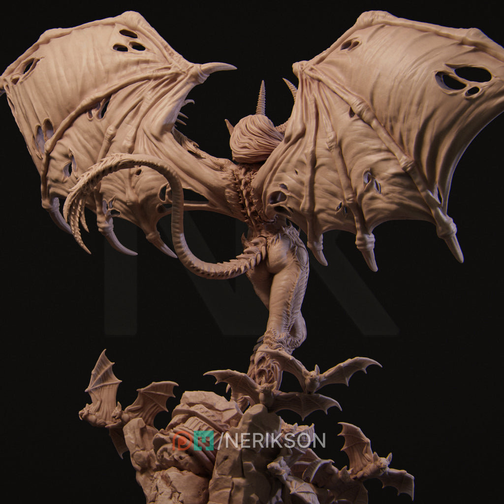 Rylana — The Succubus | 32mm–140mm | 3D Printed Figure | Art Piece | Nerikson | Nerdy Creations