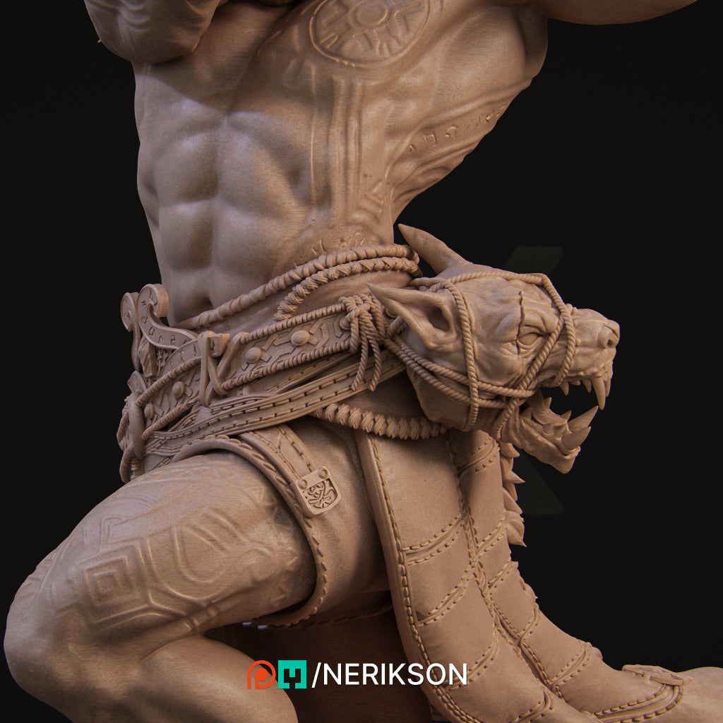 Ivar | 140mm | 3D Printed Bust | Art Piece | Nerikson | Nerdy Creations