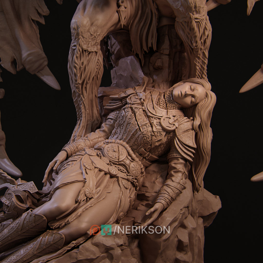 What Have I Become | 32mm–140mm | 3D Printed Figure | Art Piece | Nerikson | Nerdy Creations