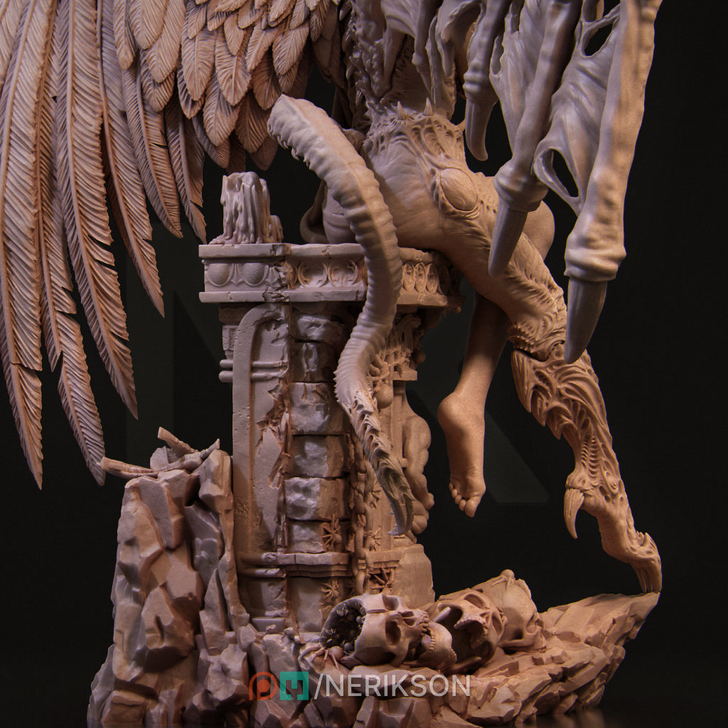 Rylana — The Face of Evil | 32mm–140mm | 3D Printed Figure | Art Piece | Nerikson | Nerdy Creations