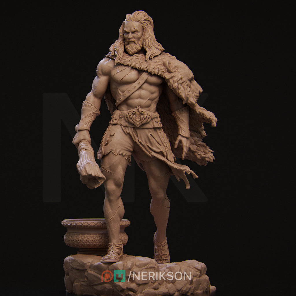 Heracles | 140mm | 3D Printed Bust | Art Piece | Nerikson | Nerdy Creations