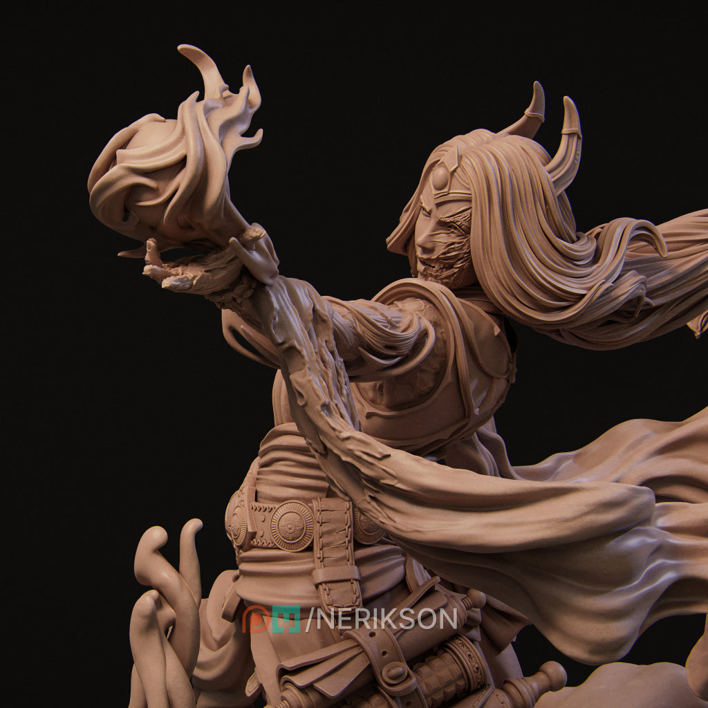 Price of Magic | 32mm–140mm | 3D Printed Figure | Art Piece | Nerikson | Nerdy Creations