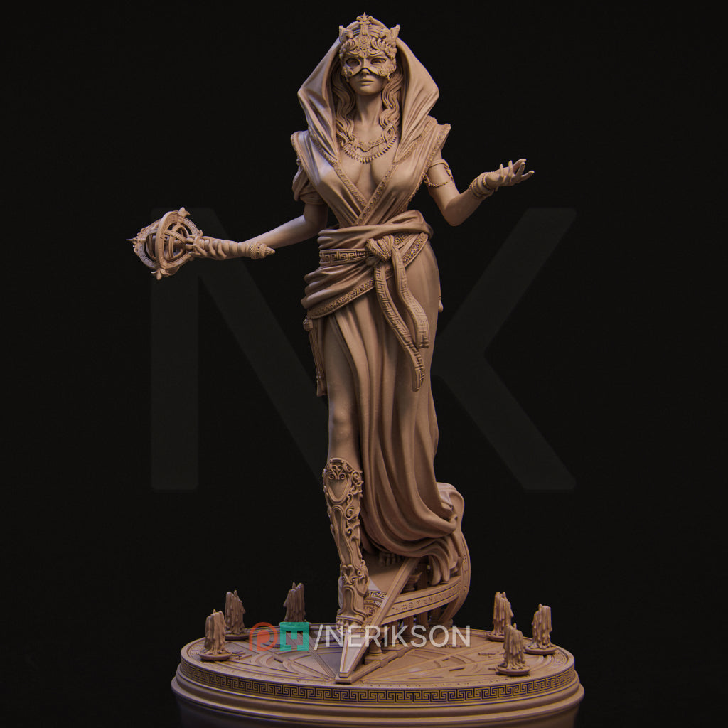 Lakhesis | 32mm–140mm | 3D Printed Figure | Art Piece | Nerikson | Nerdy Creations