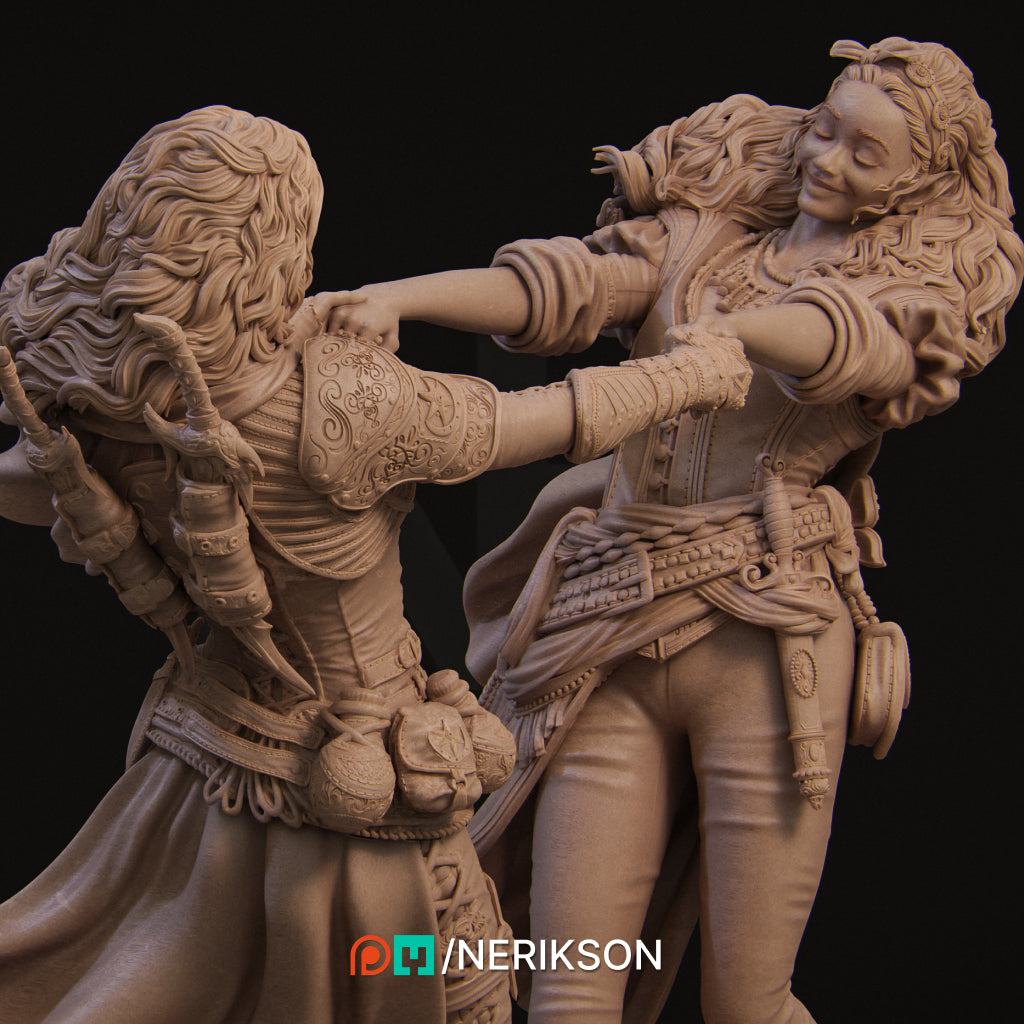Ode to Joy | 75mm & 140mm | 3D Printed Diorama Set | Art Piece | Nerikson | Nerdy Creations