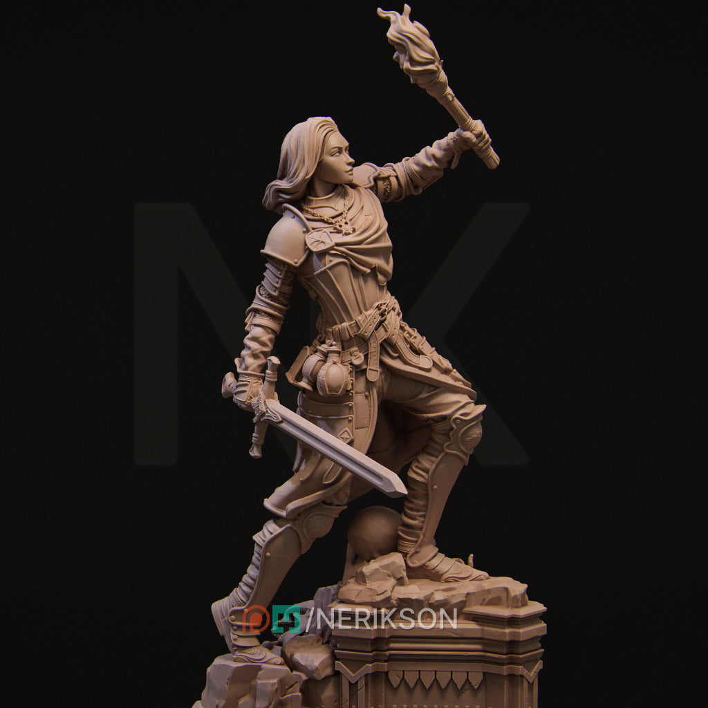 BookNook: Undead Brute | 32mm & 75mm | 3D Printed Figure | Art Piece | Nerikson | Nerdy Creations
