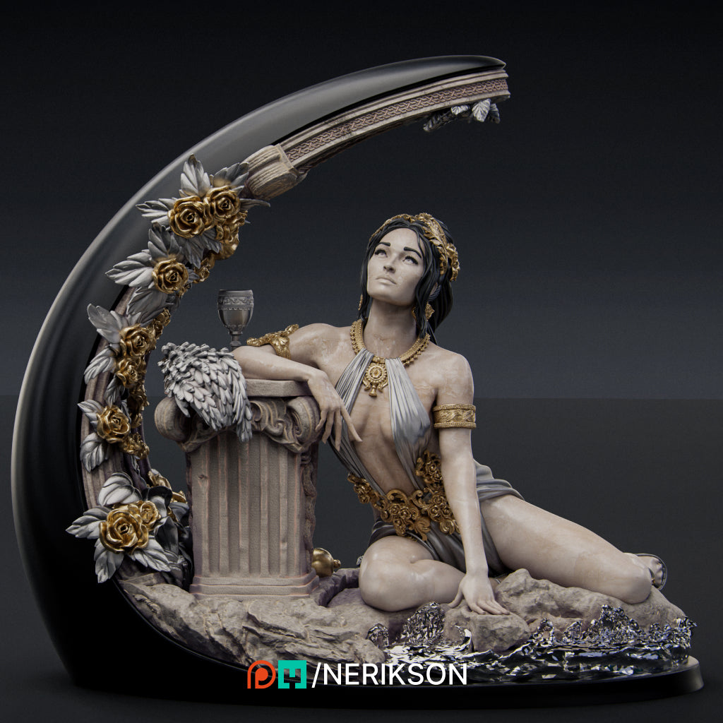 Four Seasons: Summer | 32mm & 140mm | 3D Printed Figure | Art Piece | Nerikson | Nerdy Creations