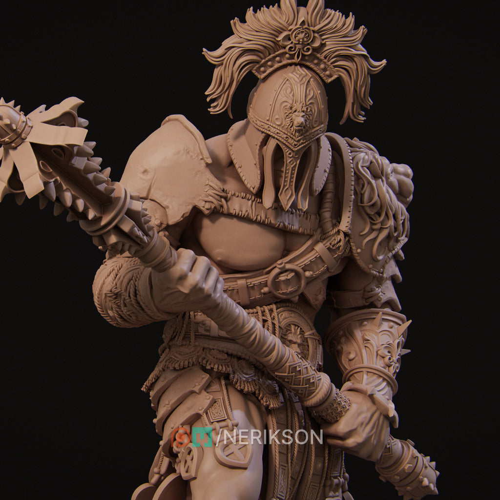 Gladiator Skullcrusher | 32mm–140mm | 3D Printed Figure | Art Piece | Nerikson | Nerdy Creations