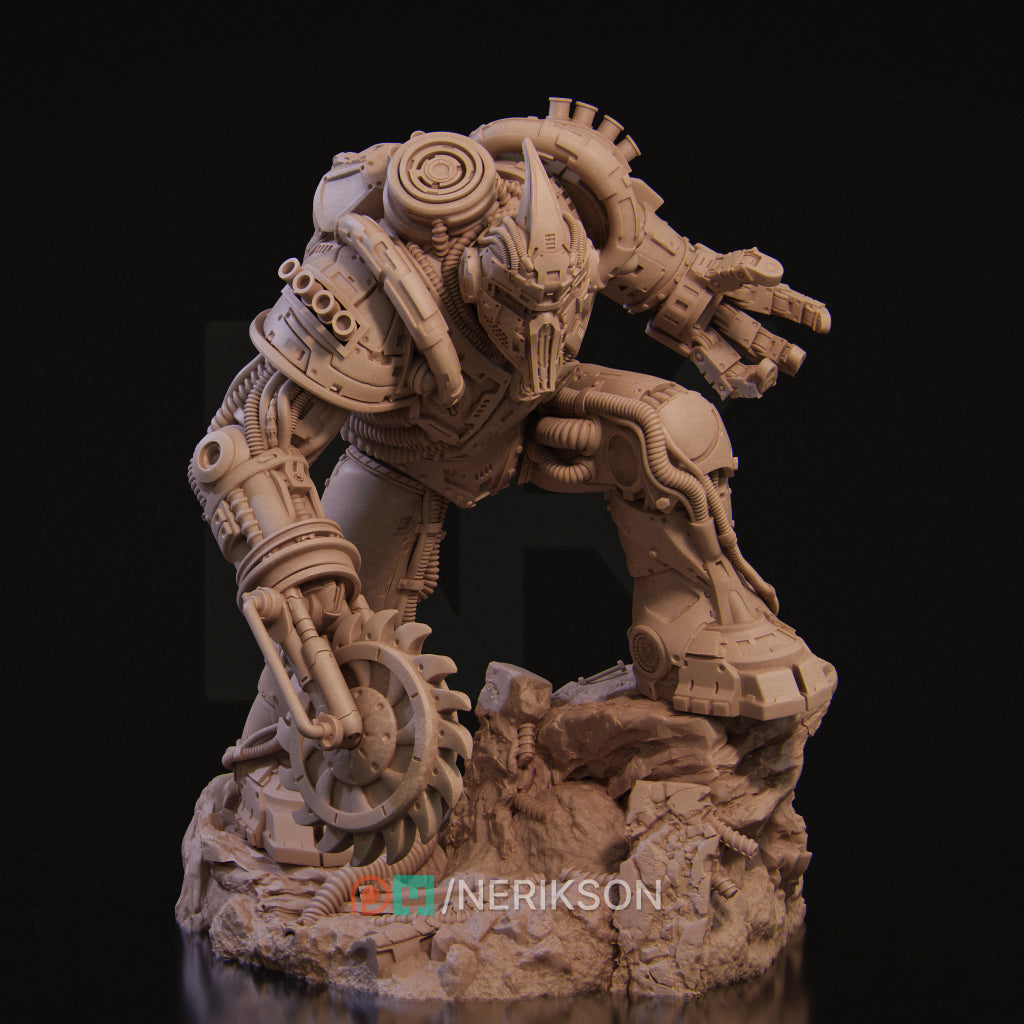 Steampunk Little Girl | 32mm & 75mm | 3D Printed Figure | Art Piece | Nerikson | Nerdy Creations