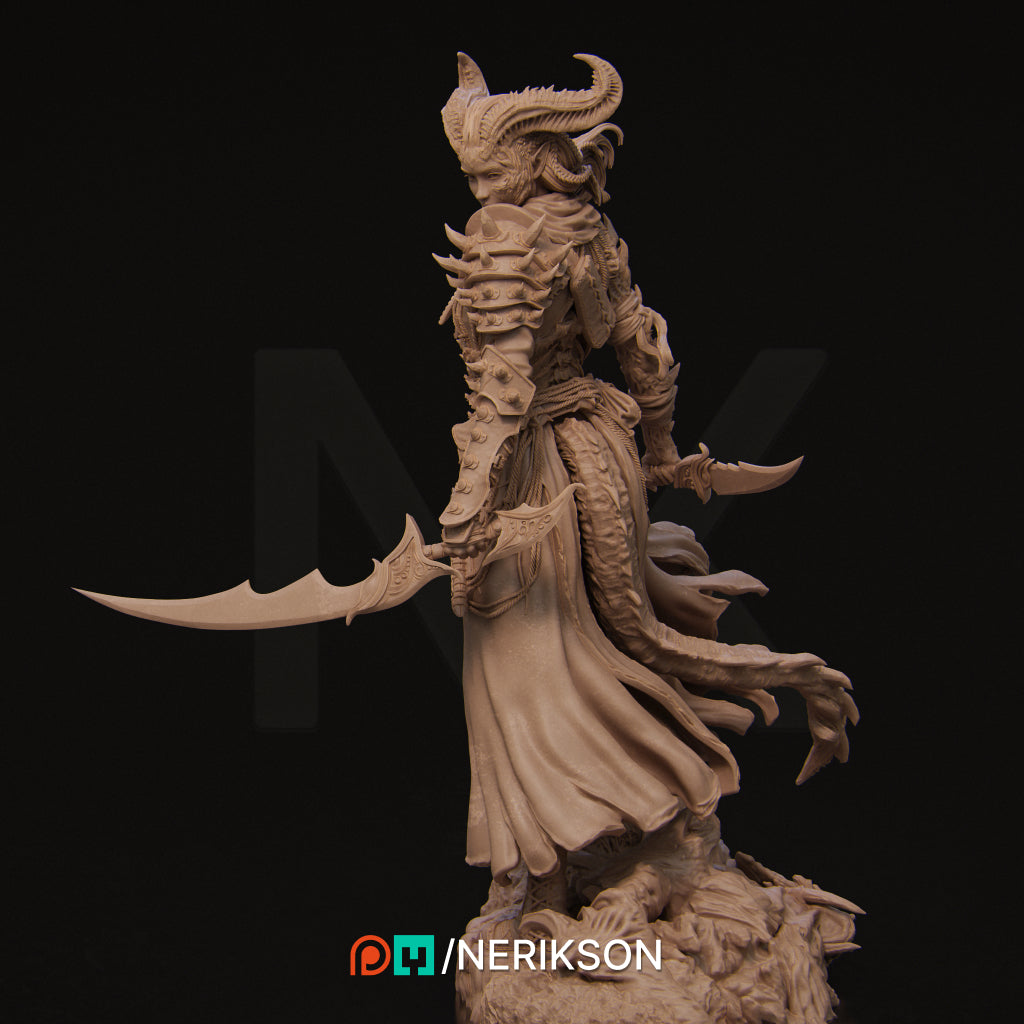 Iensi | 140mm | 3D Printed Bust | Art Piece | Nerikson | Nerdy Creations