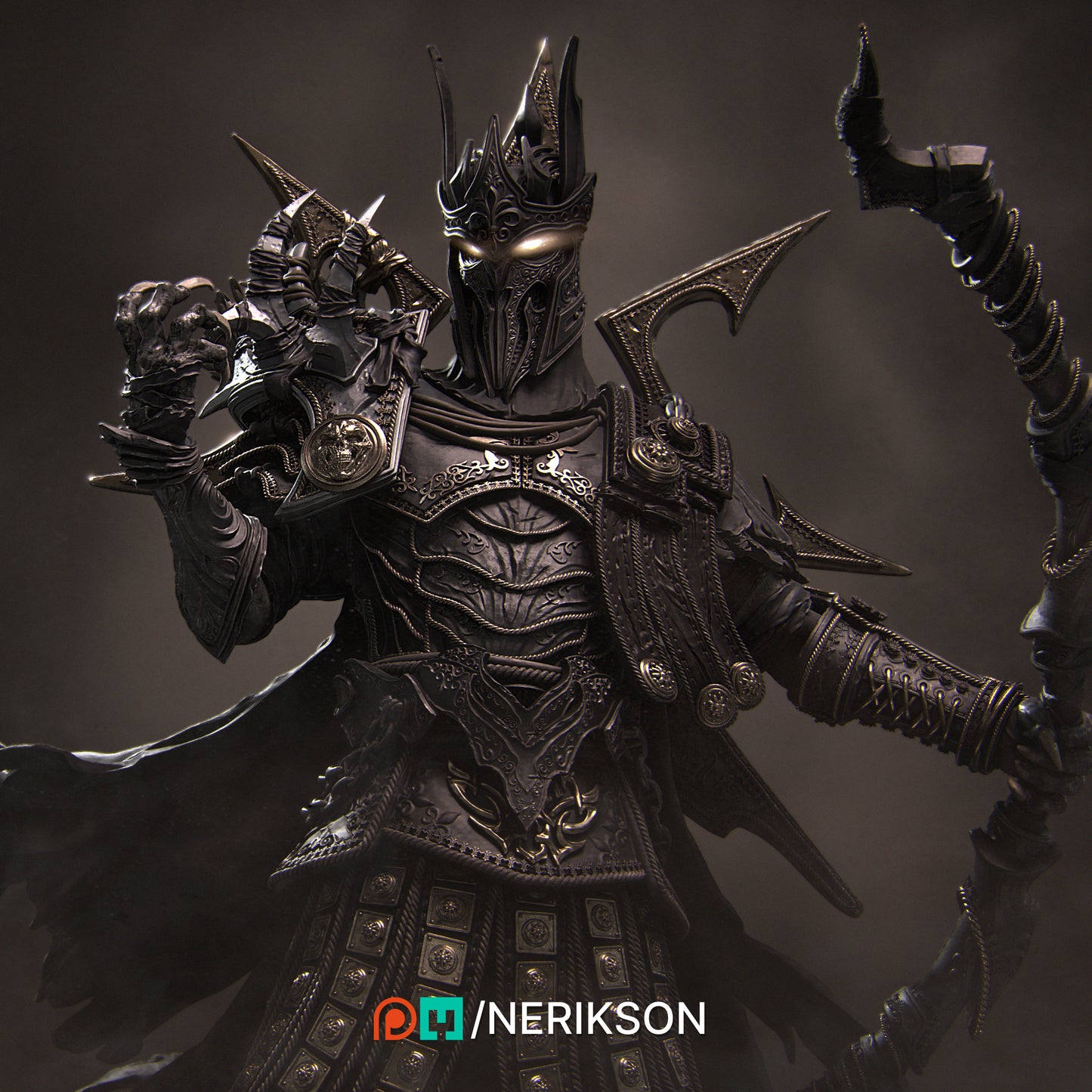 Conquest | 32mm & 140mm | 3D Printed Diorama Set | Art Piece | Nerikson | Nerdy Creations