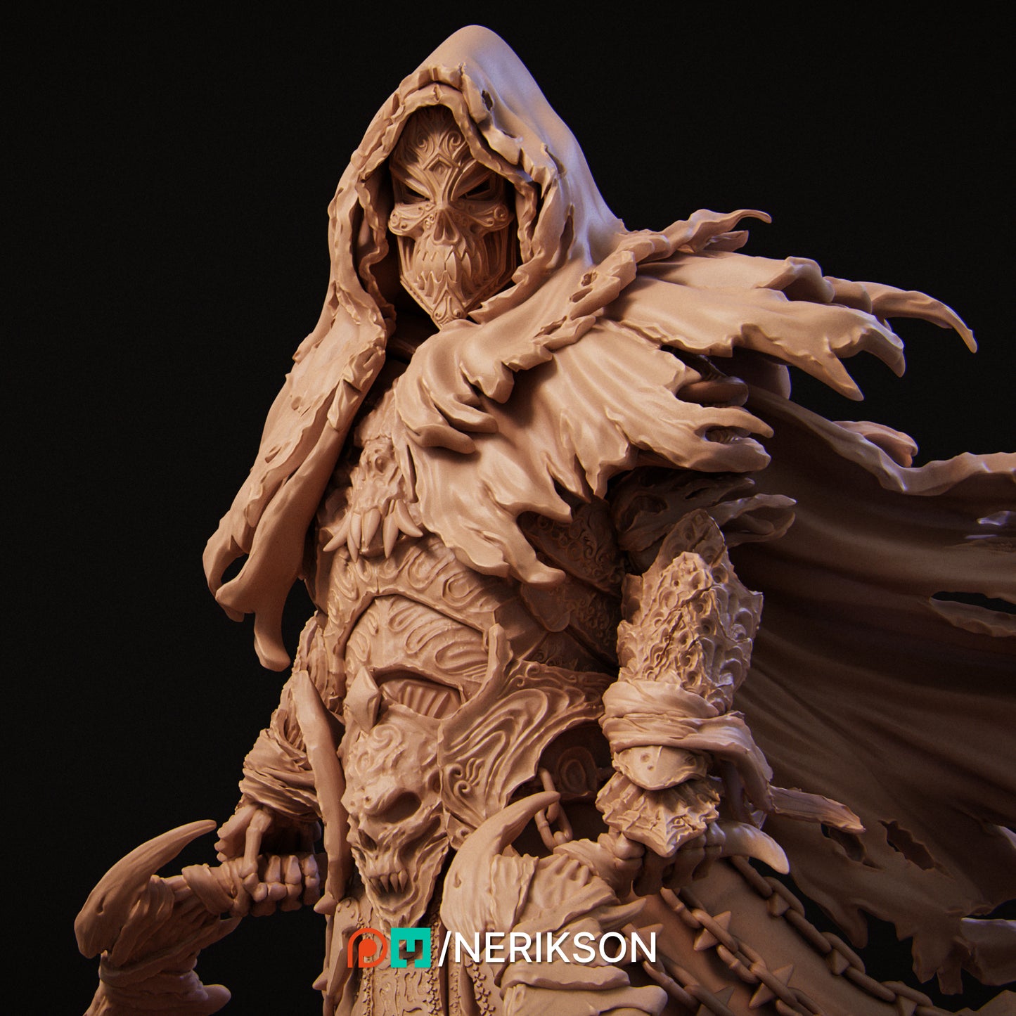 Death | 32mm & 140mm | 3D Printed Figure | Art Piece | Nerikson | Nerdy Creations