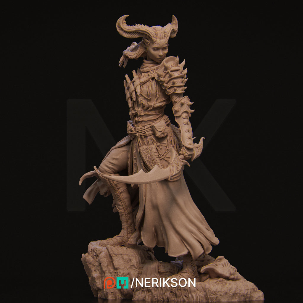 Aaron & Iensi: The Last Stand | 140mm | 3D Printed Diorama Set | Art Piece | Nerikson | Nerdy Creations