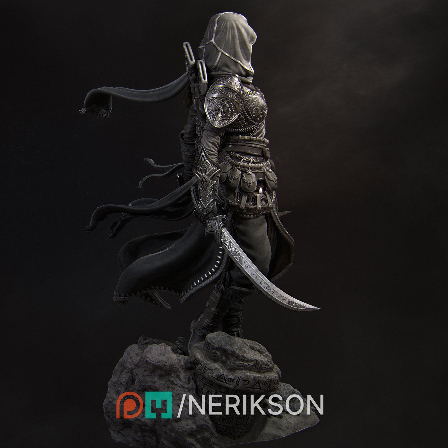 Artemisia | 3D Printed Statue | Art Piece | Nerikson | Nerdy Creations