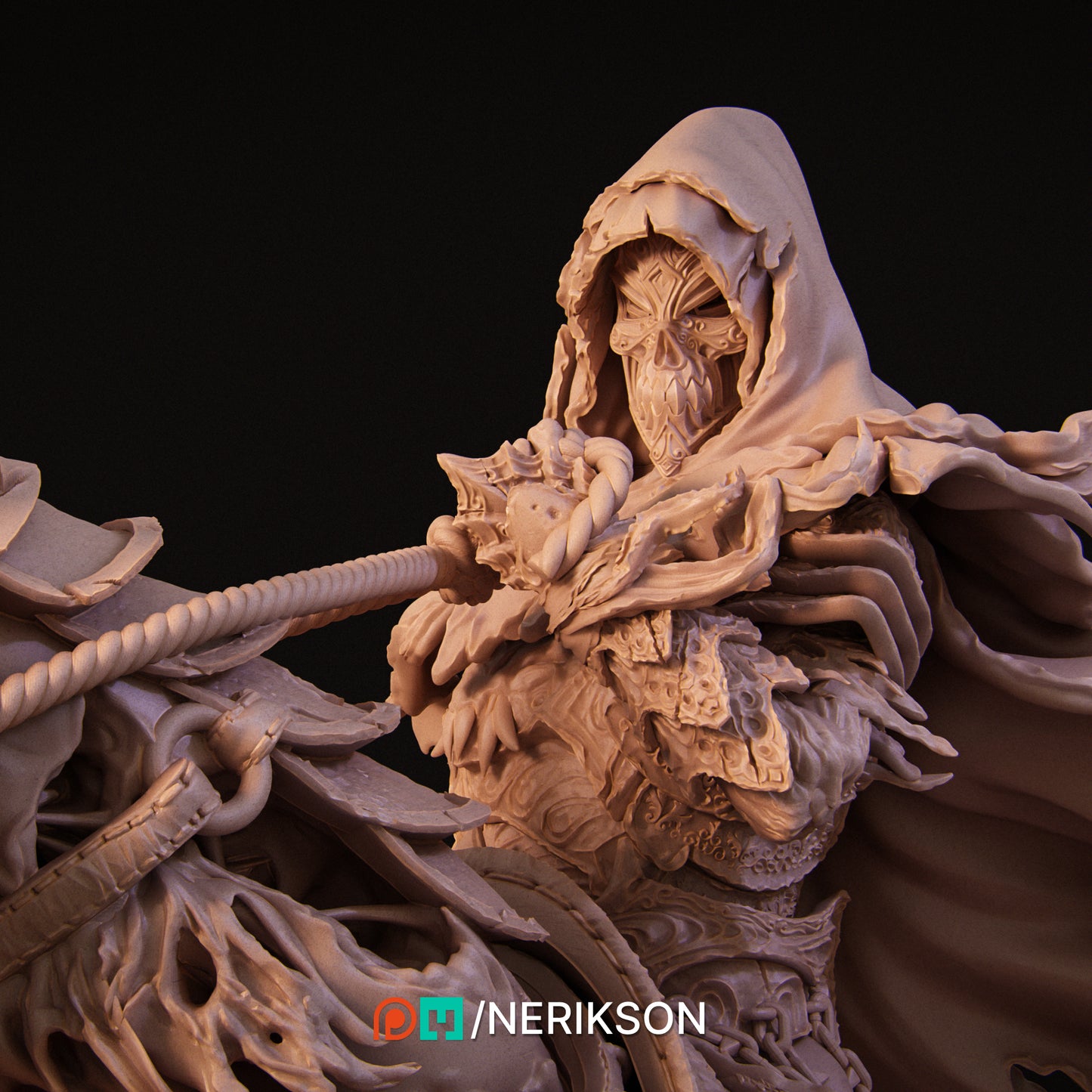 Death | 32mm & 140mm | 3D Printed Figure | Art Piece | Nerikson | Nerdy Creations