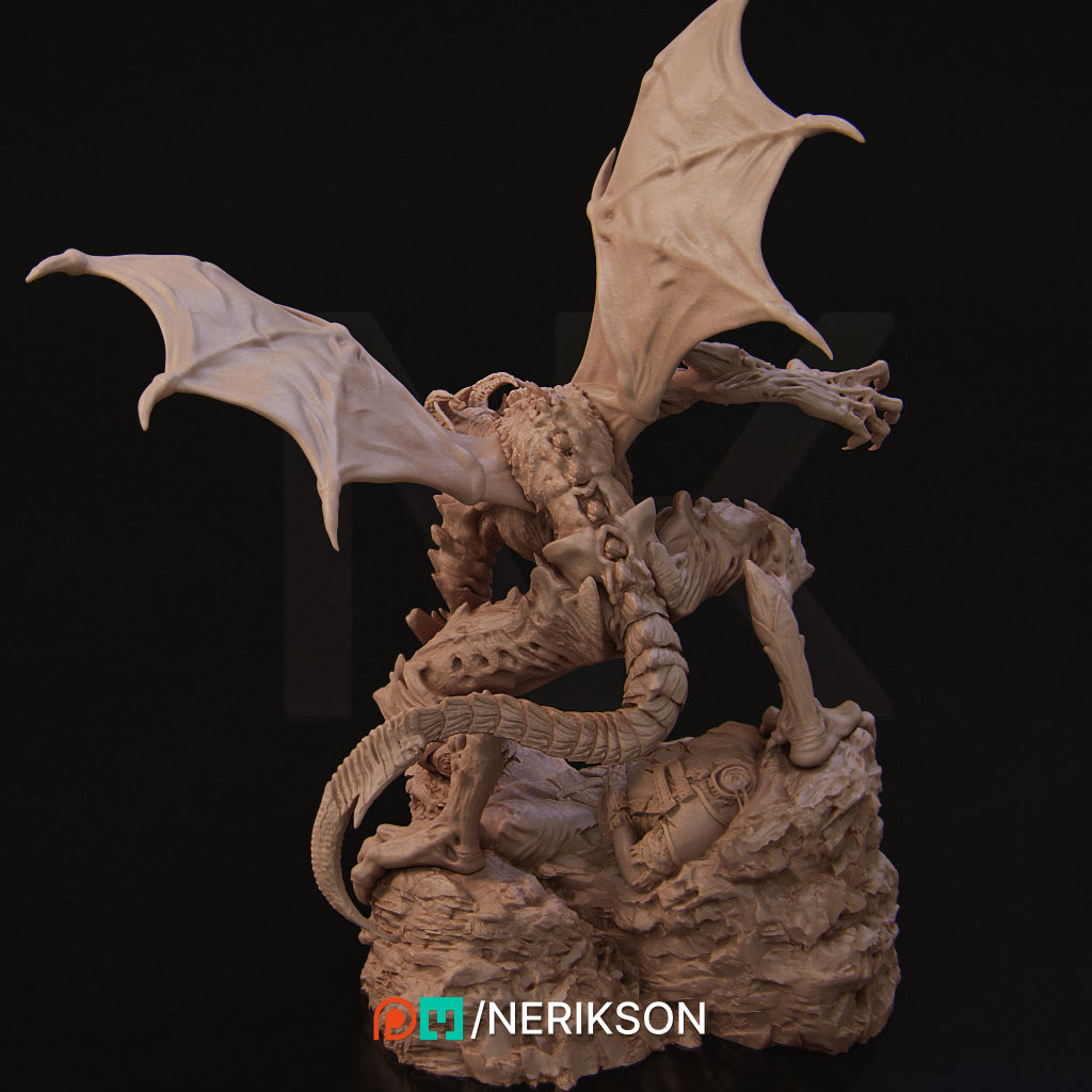 Steve the Demon Imp | 32mm & 140mm | 3D Printed Figure | Art Piece | Nerikson | Nerdy Creations