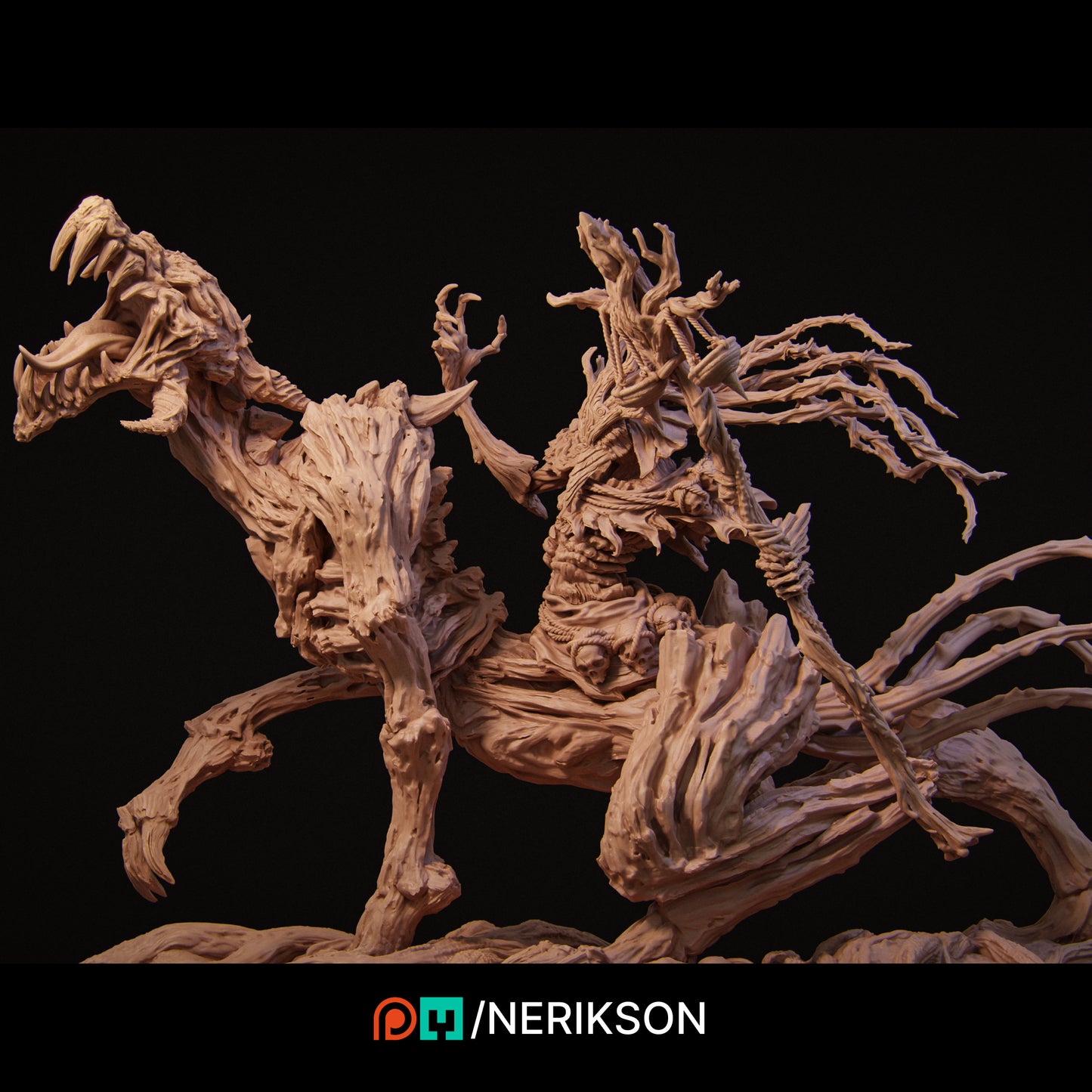 Famine | 140mm | 3D Printed Bust | Art Piece | Nerikson | Nerdy Creations