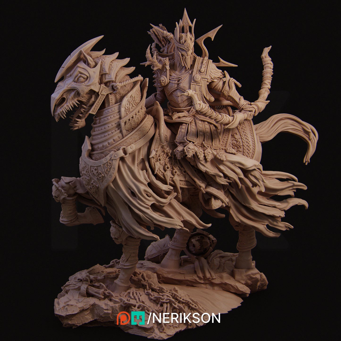 Conquest | 32mm & 140mm | 3D Printed Diorama Set | Art Piece | Nerikson | Nerdy Creations