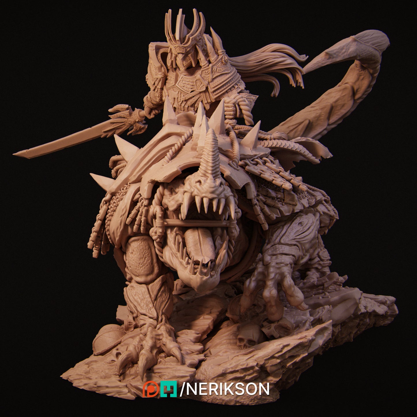 War | 140mm | 3D Printed Bust | Art Piece | Nerikson | Nerdy Creations