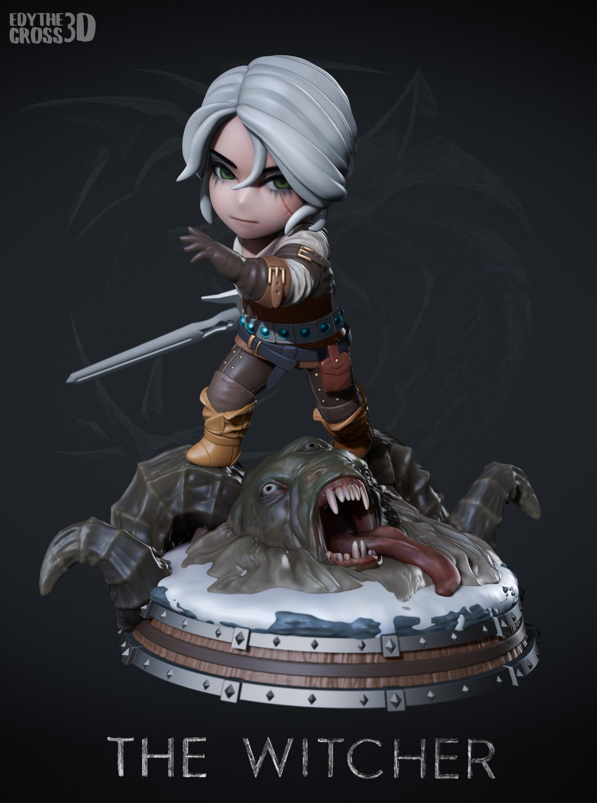 Chibi Ciri resin figure
