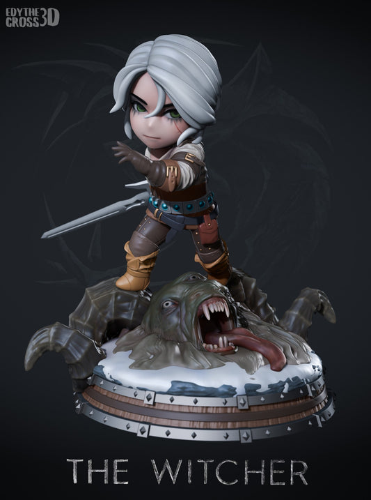 Chibi Ciri resin figure