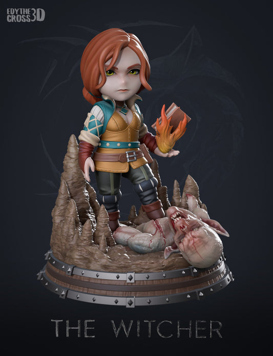 Chibi Triss Merigold resin figure