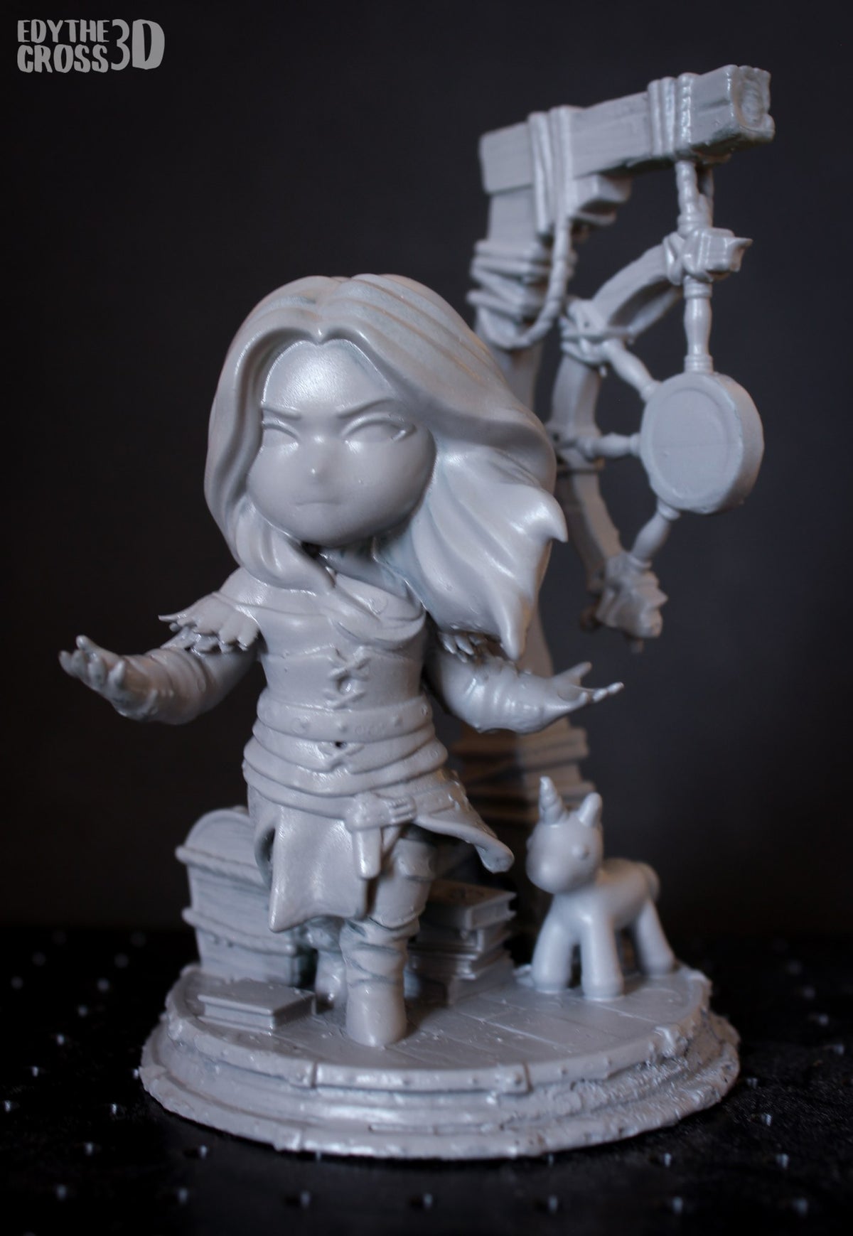 Chibi Yennefer resin figure