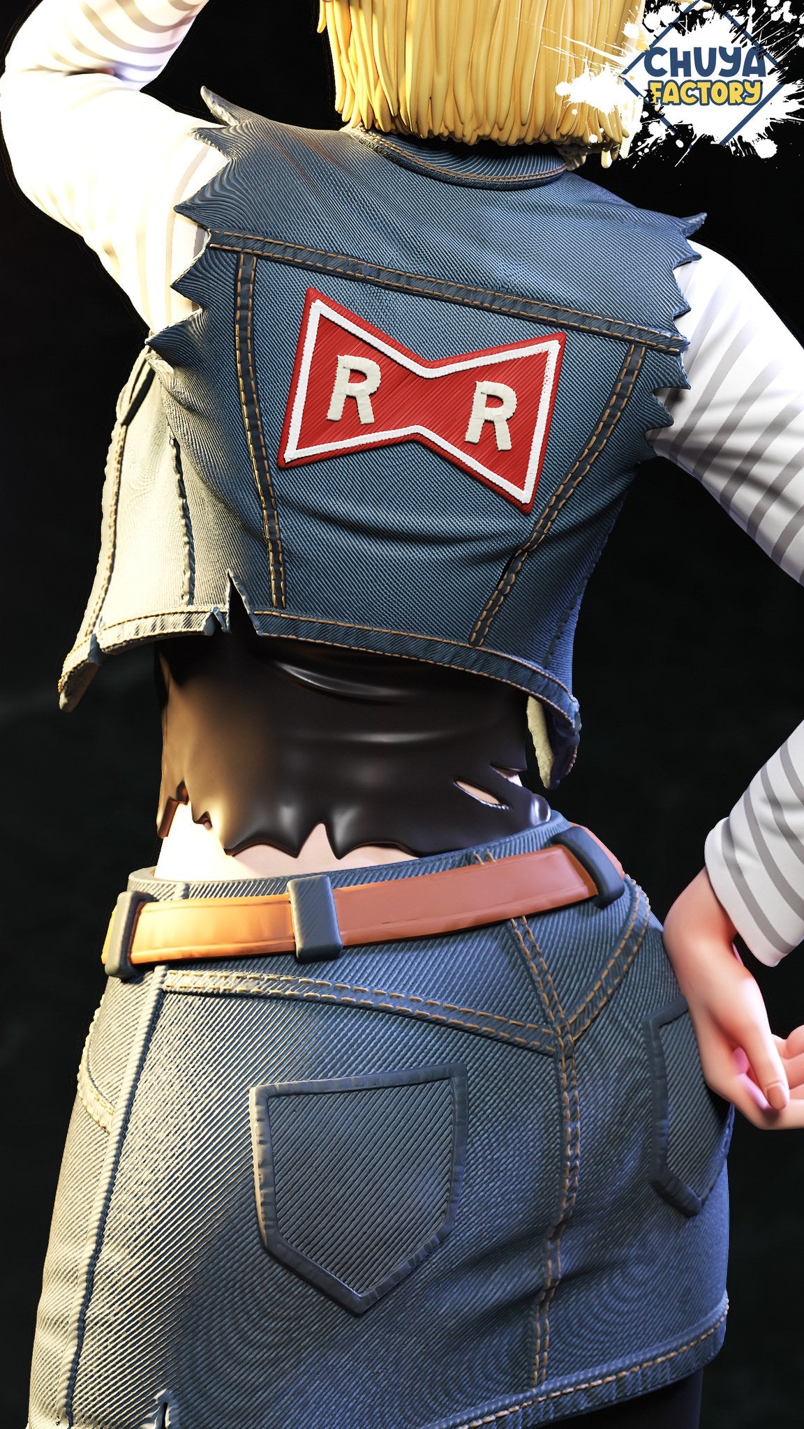 Android 18 resin figure