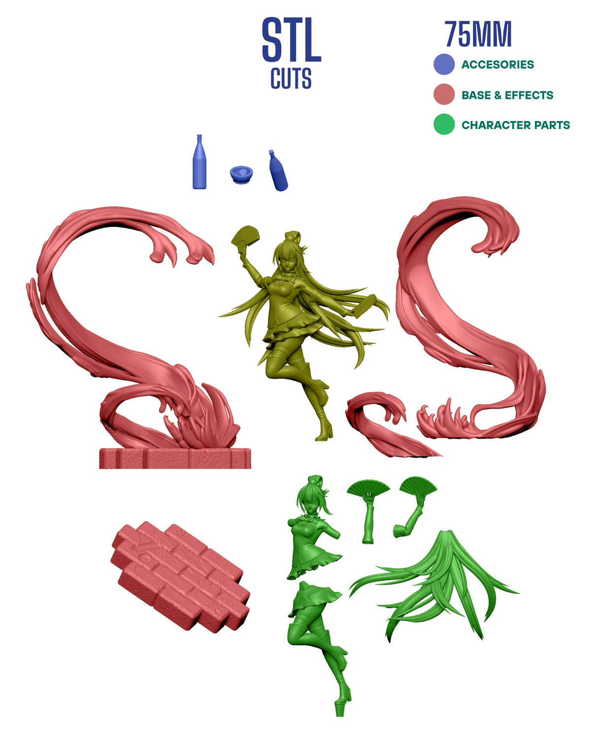 Aqua resin figure