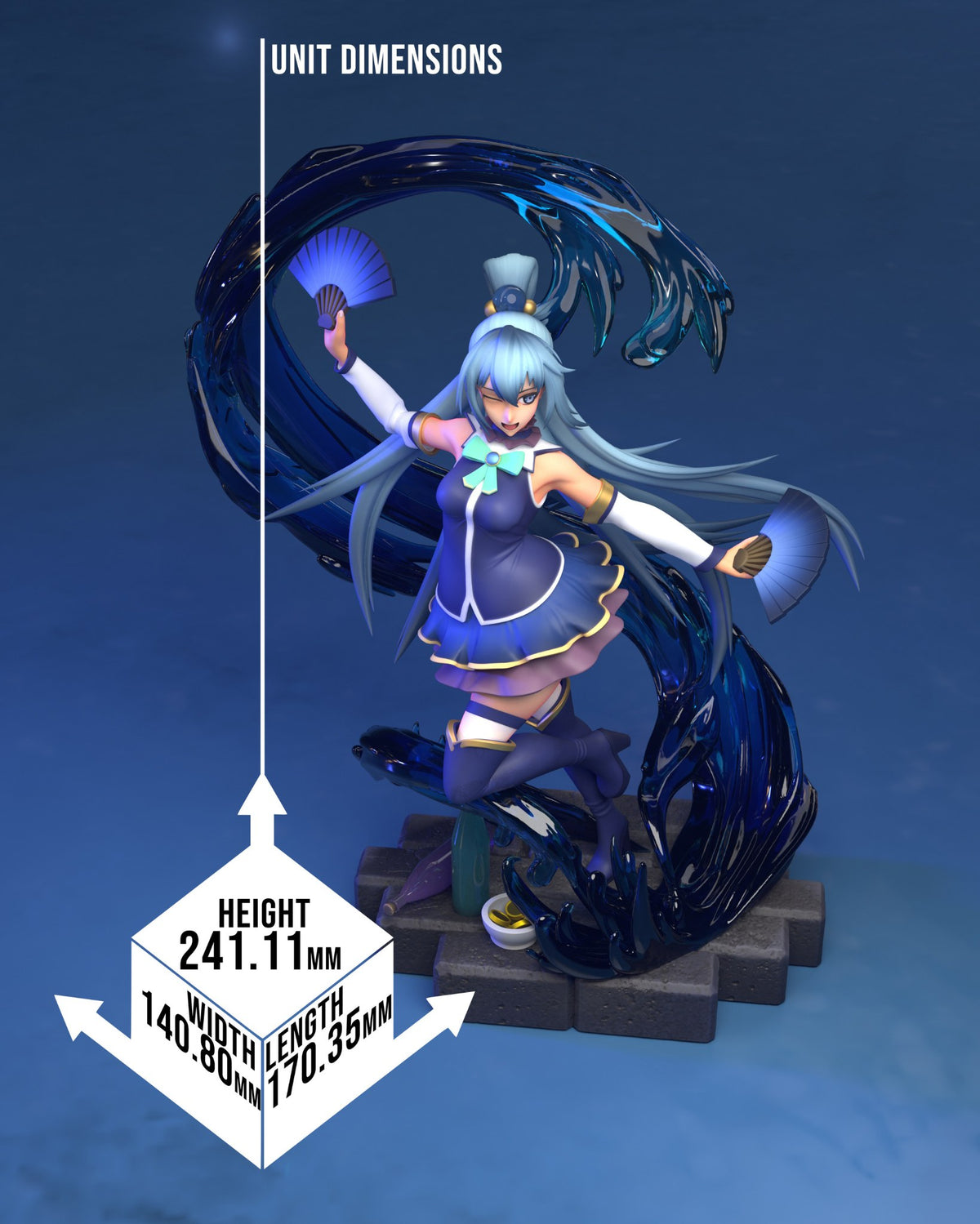 Aqua resin figure