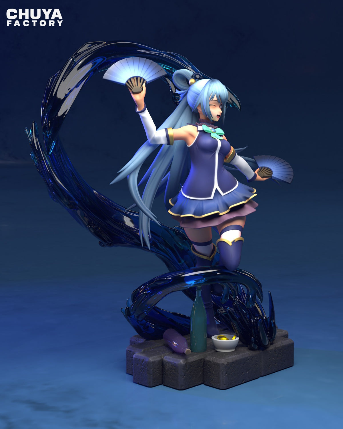 Aqua resin figure