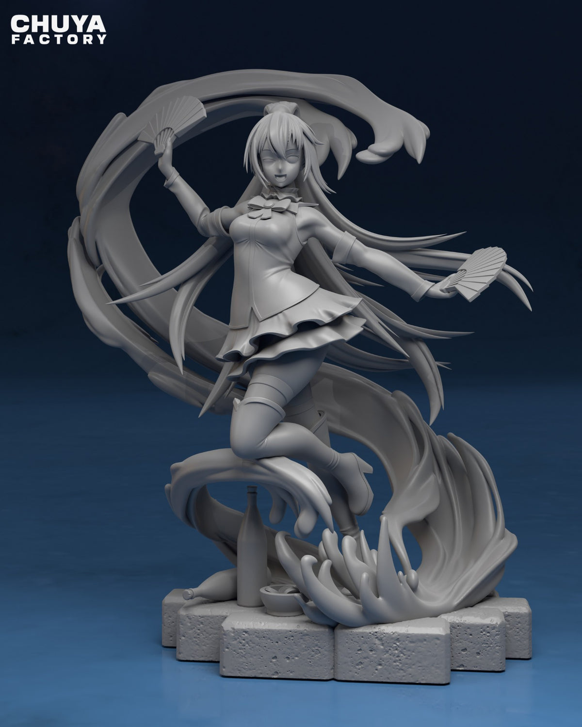 Aqua resin figure