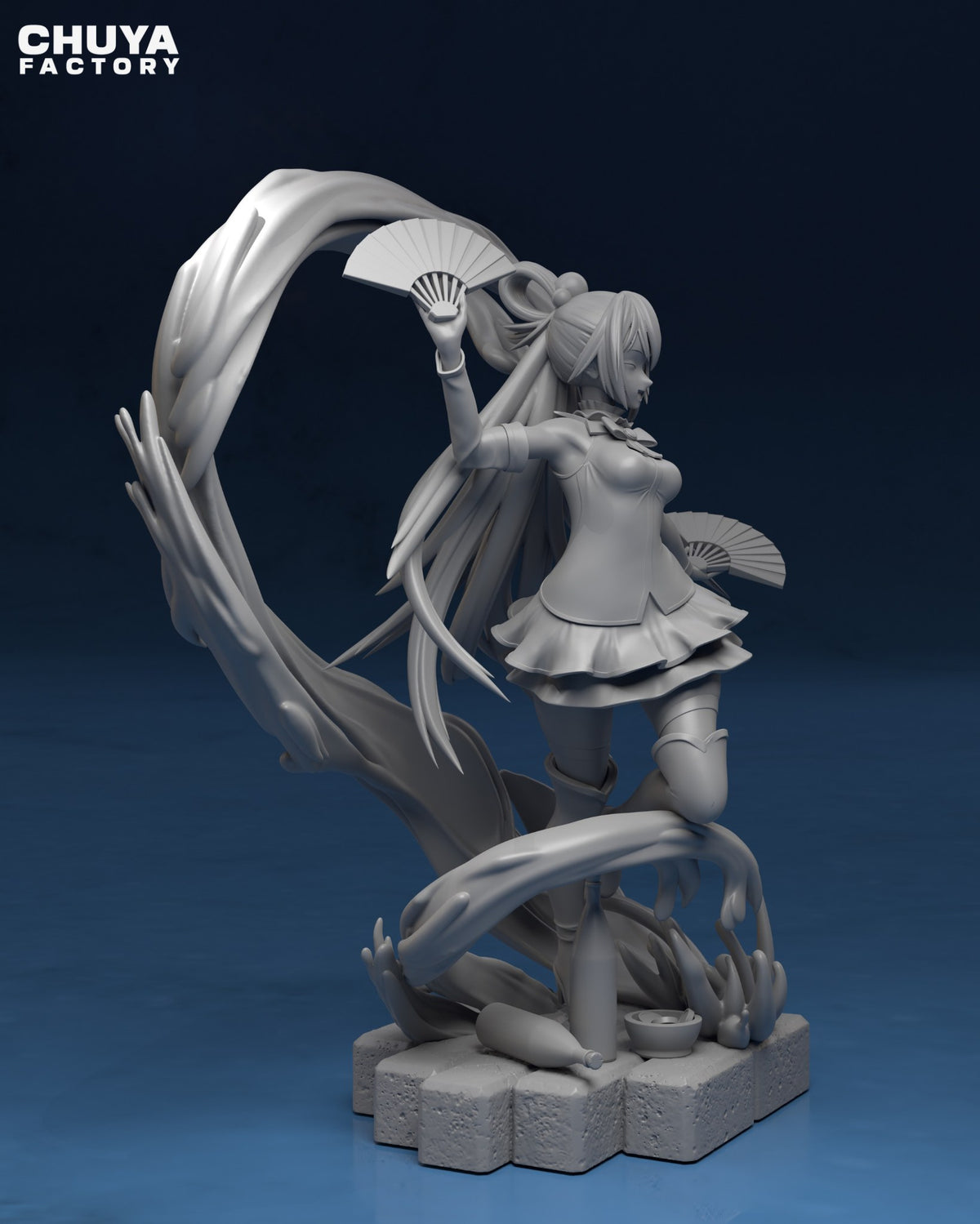 Aqua resin figure