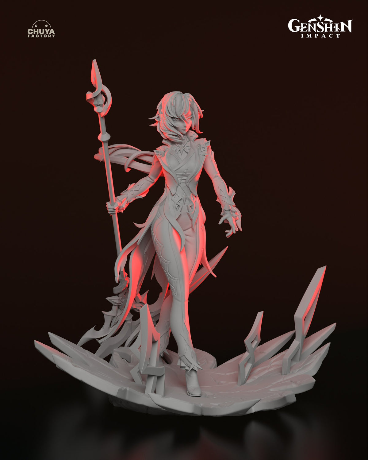 Arlecchino resin figure