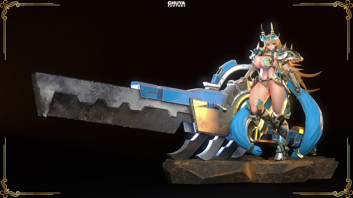 Barghest resin figure