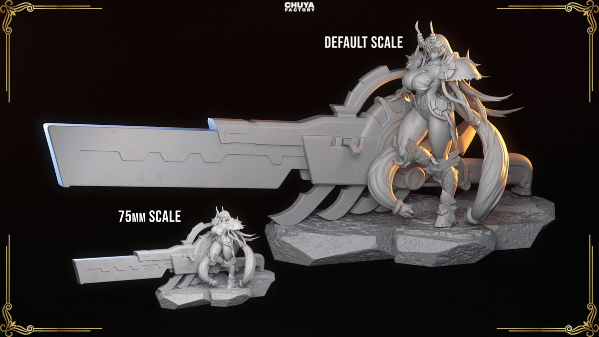 Barghest resin figure