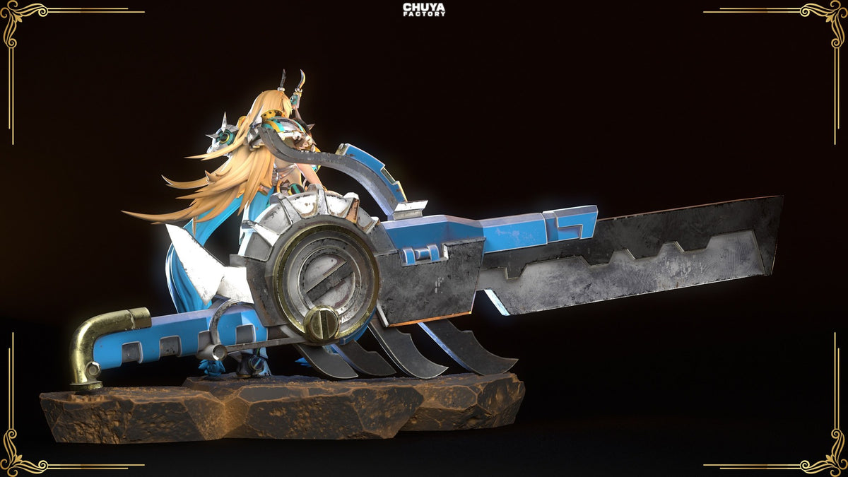 Barghest resin figure