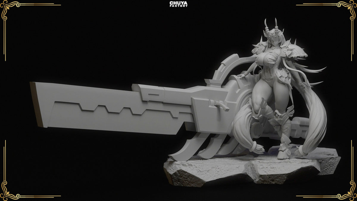 Barghest resin figure