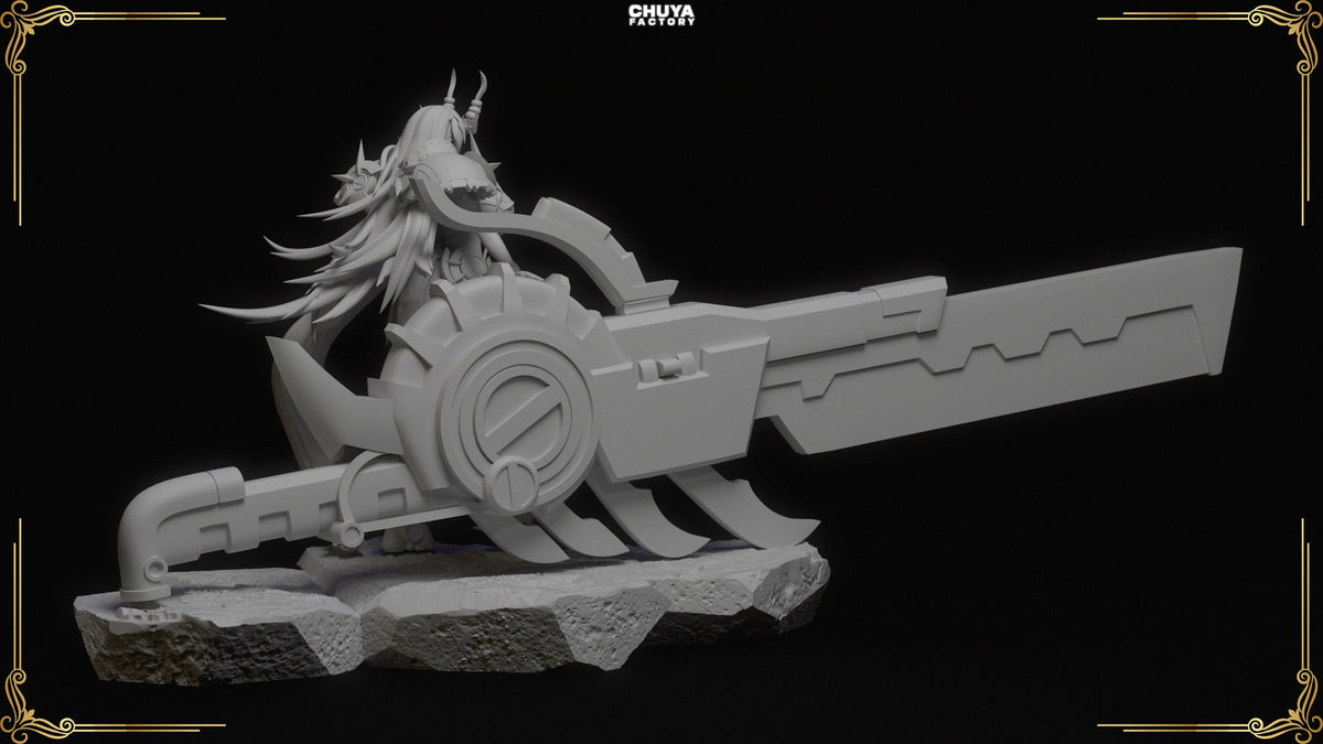 Barghest resin figure